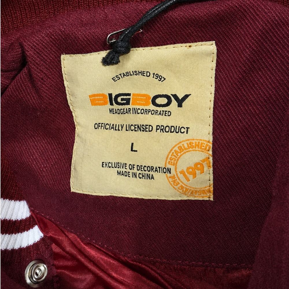 Big Boy Headgear Morehouse Tigers Racing Twill Jacket L NWT HBCU - Picture 10 of 10
